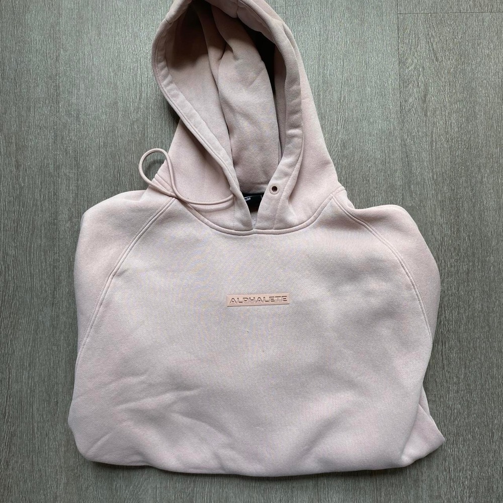 Alphalete Light Pink Hoodie Size Medium